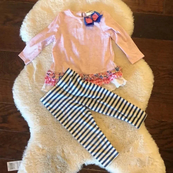 Rare Editions 24Months cute 2 piece outfit - Picture 1 of 6